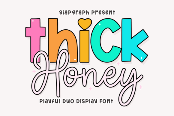 Thick Honey Duo，杂志排版的复古手写解法