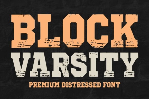 Block Varsity，网页标题的硬核运动风