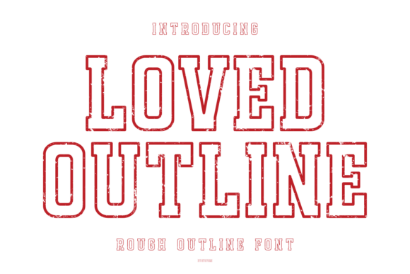 做杂志排版想加点复古运动风？Loved Outline 合适吗？