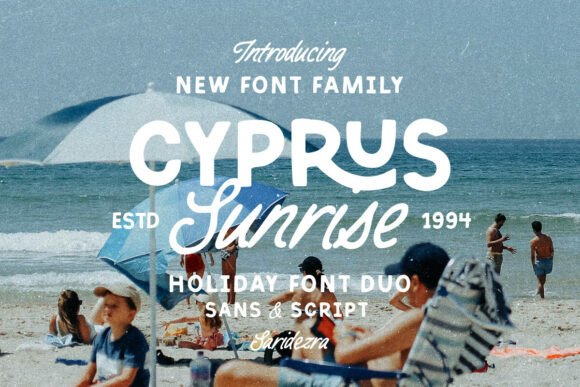做品牌VI的人该看看 Cyprus Sunrise Duo