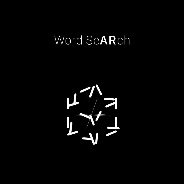 极简线条演绎AR搜索动效