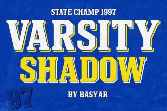 主图需要视觉冲击，Varsity Shadow自带立体投影