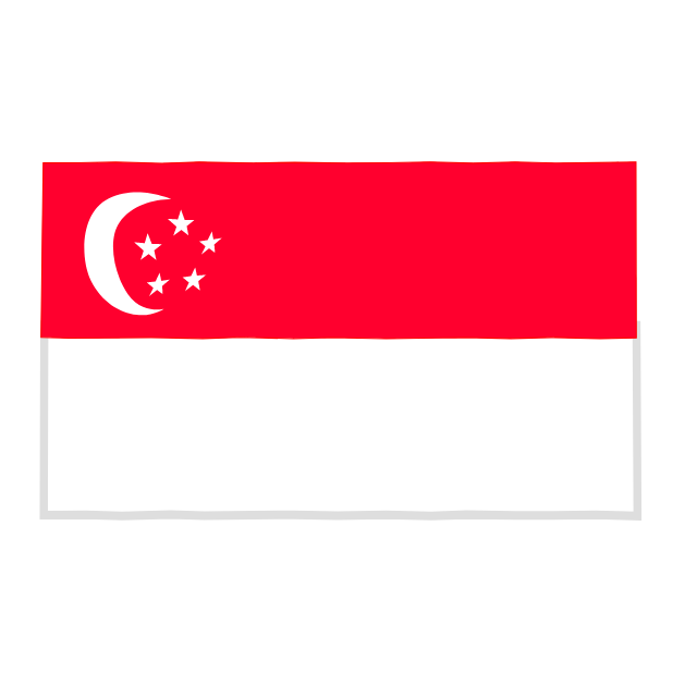 红白双色国旗波浪动效