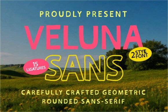 做App界面总缺那点味道？试试Veluna Sans