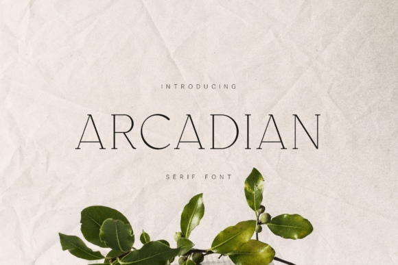 做文学书籍封面的设计师该试试 Arcadian