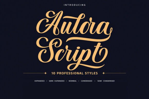 用Aulora Script打造网页标题的优雅视觉张力