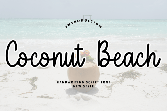 把Coconut Beach用在社媒封面，大字号才对味