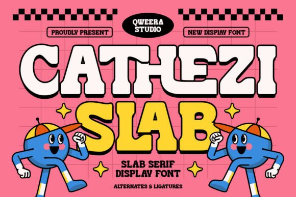 打造硬核游戏UI，Cathezi Slab撑起复古视觉