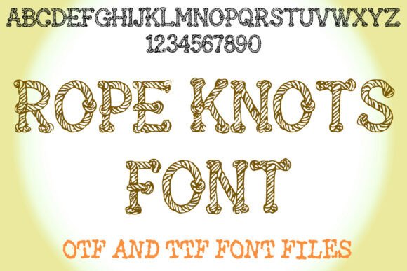 绳索缠绕的 Rope Knots 为包装印刷注入航海趣味