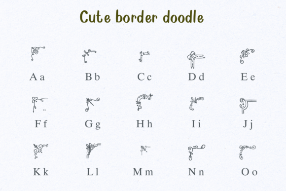 Cute Border Doodle - 预览图