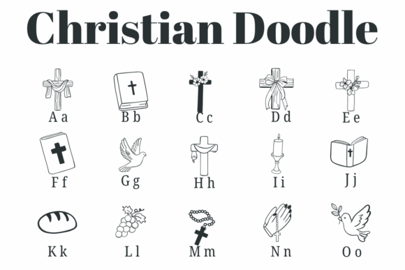 Christian Doodle - 预览图