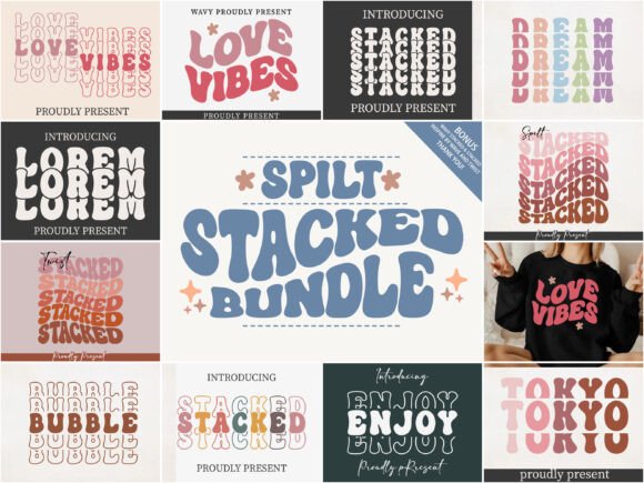 Spilt Stacked Bundle 杂志排版新玩法