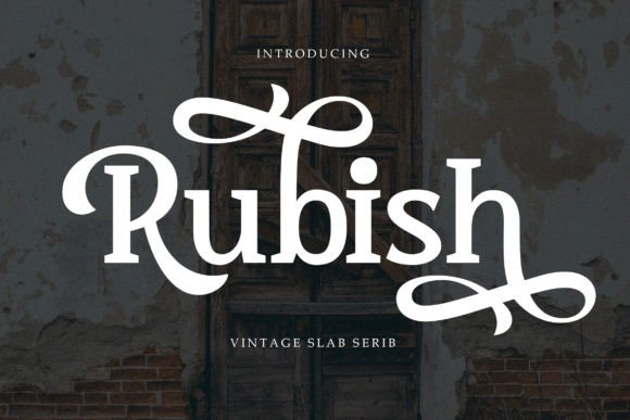 圆润衬线勾勒书卷气 Rubish