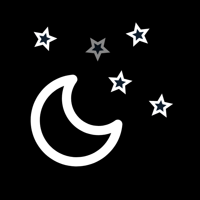 静谧却不单调的夜空循环加载动效