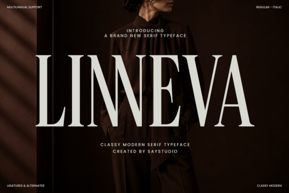 谁说衬线体必须厚重？Linneva用细长重塑杂志排版