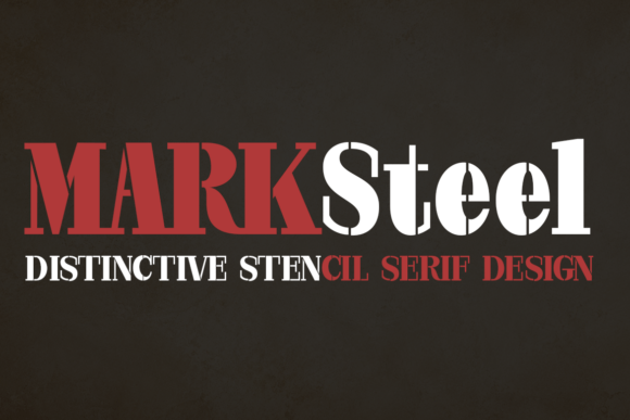 游戏UI如何塑造重工业机甲感？Marksteel Stencil
