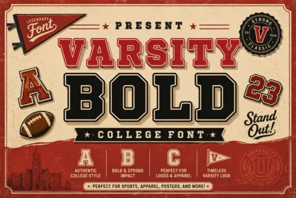 用 Varsity Bold 重塑App界面的运动风标题