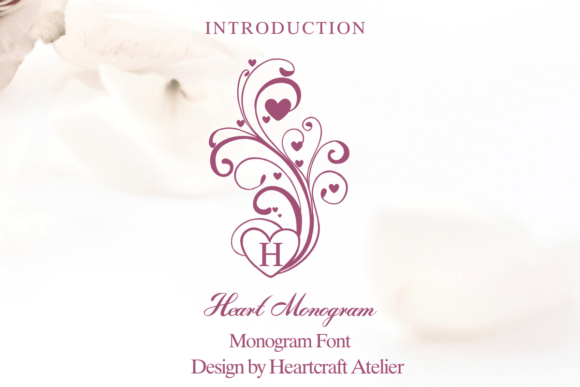 电商Banner缺精致感？Heart Monogram 能帮你吗