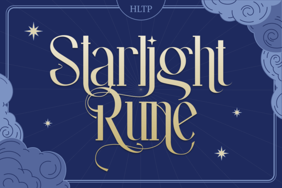 用 Starlight Rune 做咖啡馆招牌，大字号才够味