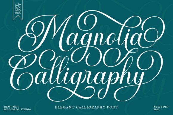 做签名水印的人该看看 Magnolia Calligraphy
