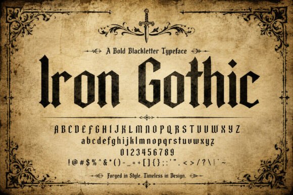 用 Iron Gothic 构建品牌传奇感的视觉叙事