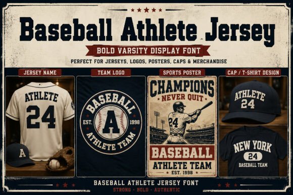 Baseball Athlete Jersey - 预览图