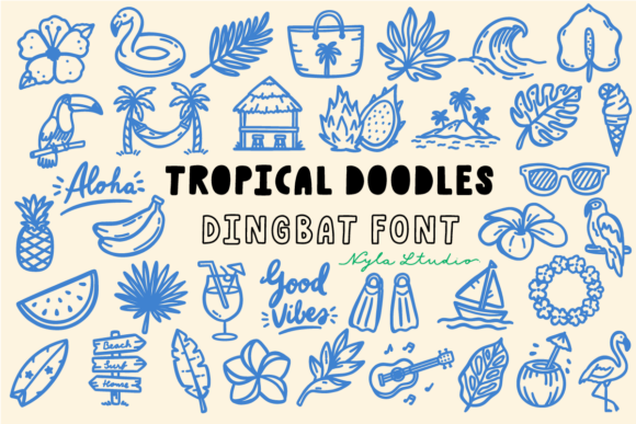 用 Tropical Doodles 为夏季品牌注入俏皮灵魂