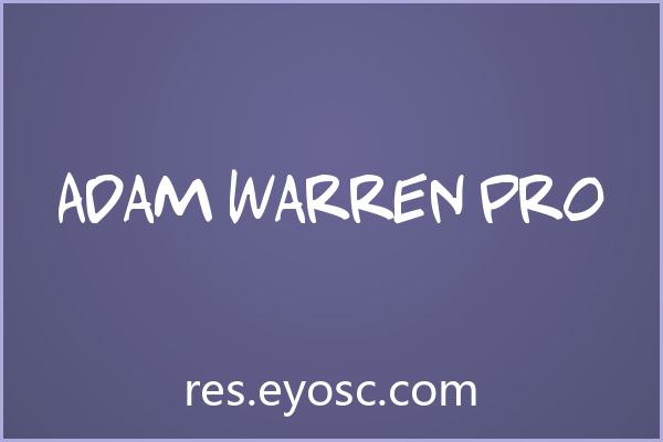 「Adam Warren Pro」——书籍封面的视觉叙事语言