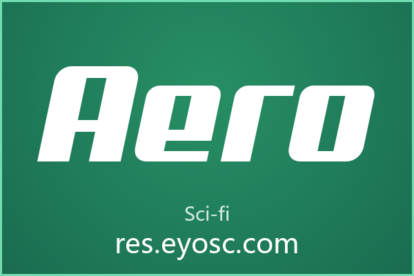 Aero，未来感与力量的平衡，适用于科幻游戏UI