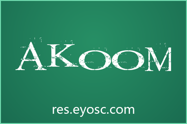 「Akoom」：自带旧胶片划痕的悬疑小说封面利器