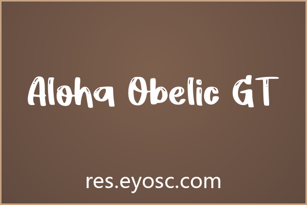 Cartoon字体为何值得关注？聊聊「Aloha Obelic GT」