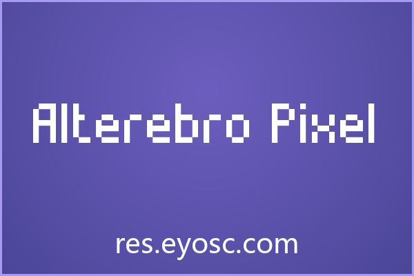 为何「Alterebro Pixel」在包装印刷的像素字体中值得选
