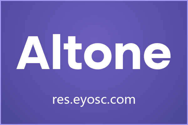 做儿童视觉的人该看看Altone