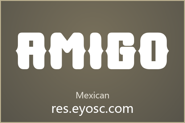 复古排版总缺那点味道？试试 Amigo