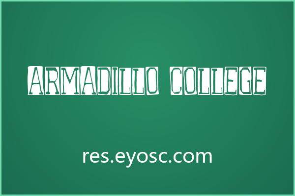 用 Armadillo College 装点你的复古海报