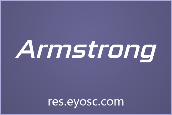 Armstrong字体下载 | 杂志排版首选无衬线粗斜体