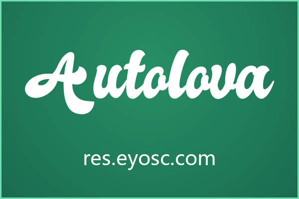 Autolova，圆润复古的无衬线，品牌字标新选择