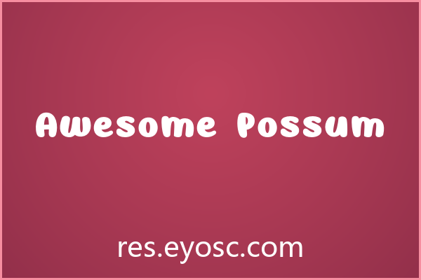 Awesome Possum下载 | 游戏UI卡通风格的活力之选