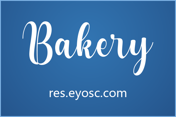 Bakery字体让海报主标题瞬间出彩