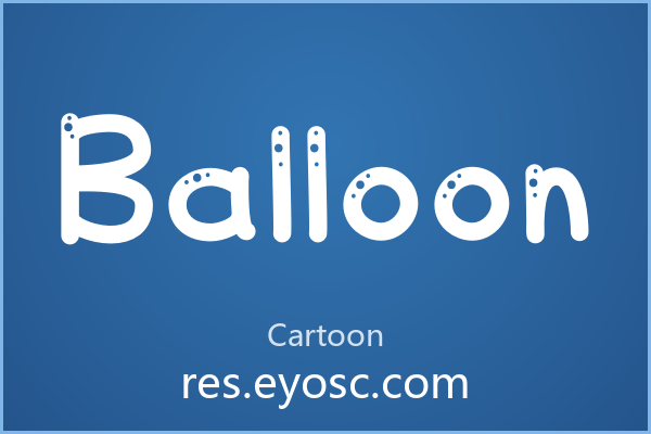 Balloon字体，圆润卡通的视觉盛宴——从海报到包装