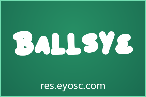 Ballsye：不只是圆润字形，更是海报标题的视觉语言