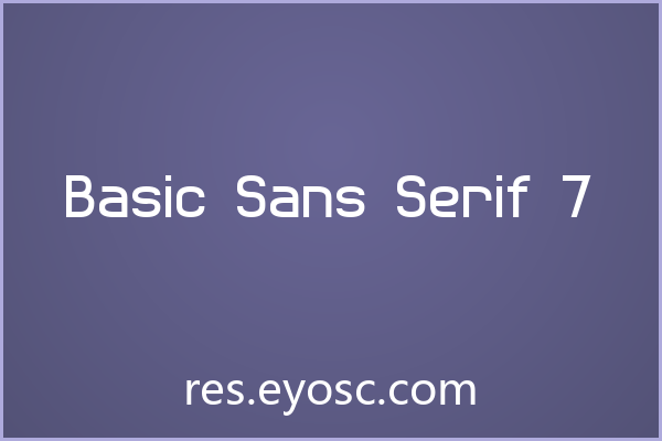 书籍封面清单 | Basic Sans Serif 7 值得收吗