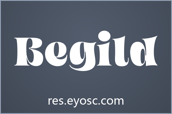 Begild 字体评测：海报标题的迷幻实力与适用边界