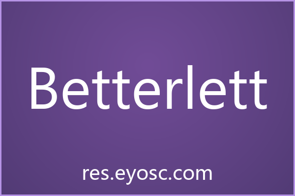 Betterlett 字体下载 | 社交媒体手写风格利器