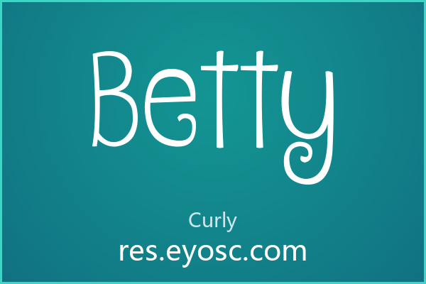 婚礼请柬上那个俏皮的Betty签名