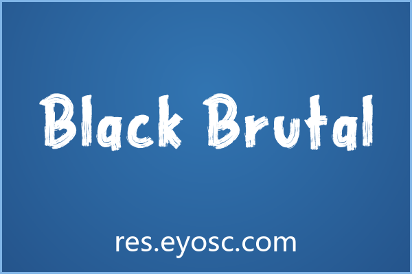 做App界面总觉平庸？「Black Brutal」能破局吗