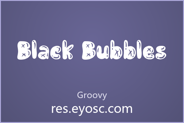Black Bubbles：签名水印里的复古叛逆