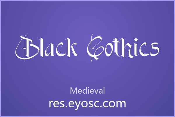 Black Gothics 为中世纪风格设计注入现代哥特张力