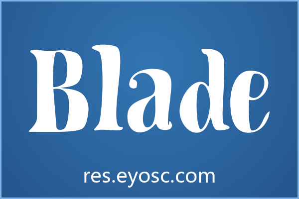 Blade 字体下载 | 包装印刷精选字形