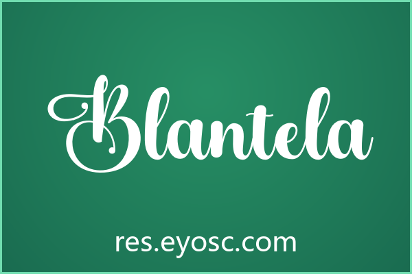 设计师字体库清单：Blantela 值得收藏吗